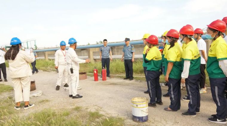 美福石油集團安全消防演練