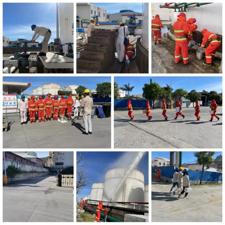 美福石油開展油庫綜合安全環保應急演練